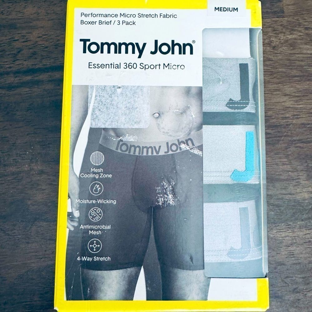 Tommy John Essential 360 Sport Micro 3-pk Boxer Brief